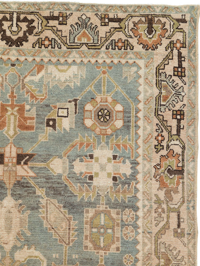 Vintage Persian Malayer Accent Rug, No.26578 - Galerie Shabab