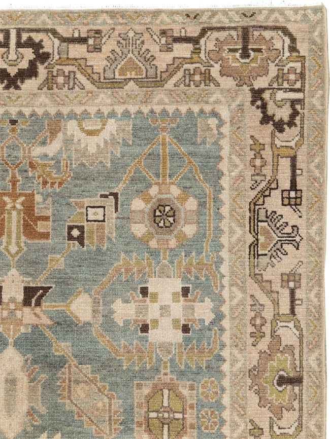 Vintage Persian Malayer Accent Rug, No.26578 - Galerie Shabab