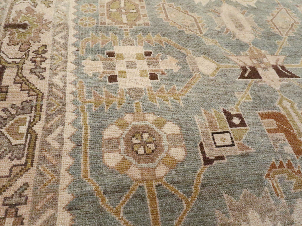 Vintage Persian Malayer Accent Rug, No.26578 - Galerie Shabab