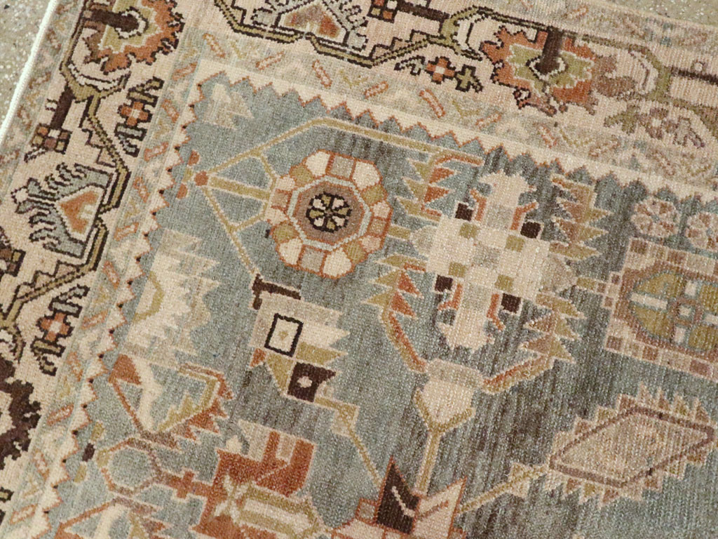 Vintage Persian Malayer Accent Rug, No.26578 - Galerie Shabab