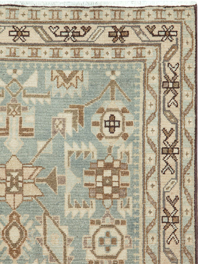 Vintage Persian Malayer Throw Rug (Pair: 1 of 2), No.26584 - Galerie Shabab