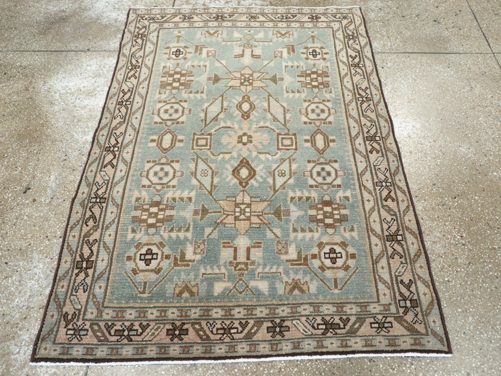 Vintage Persian Malayer Throw Rug (Pair: 1 of 2), No.26584 - Galerie Shabab