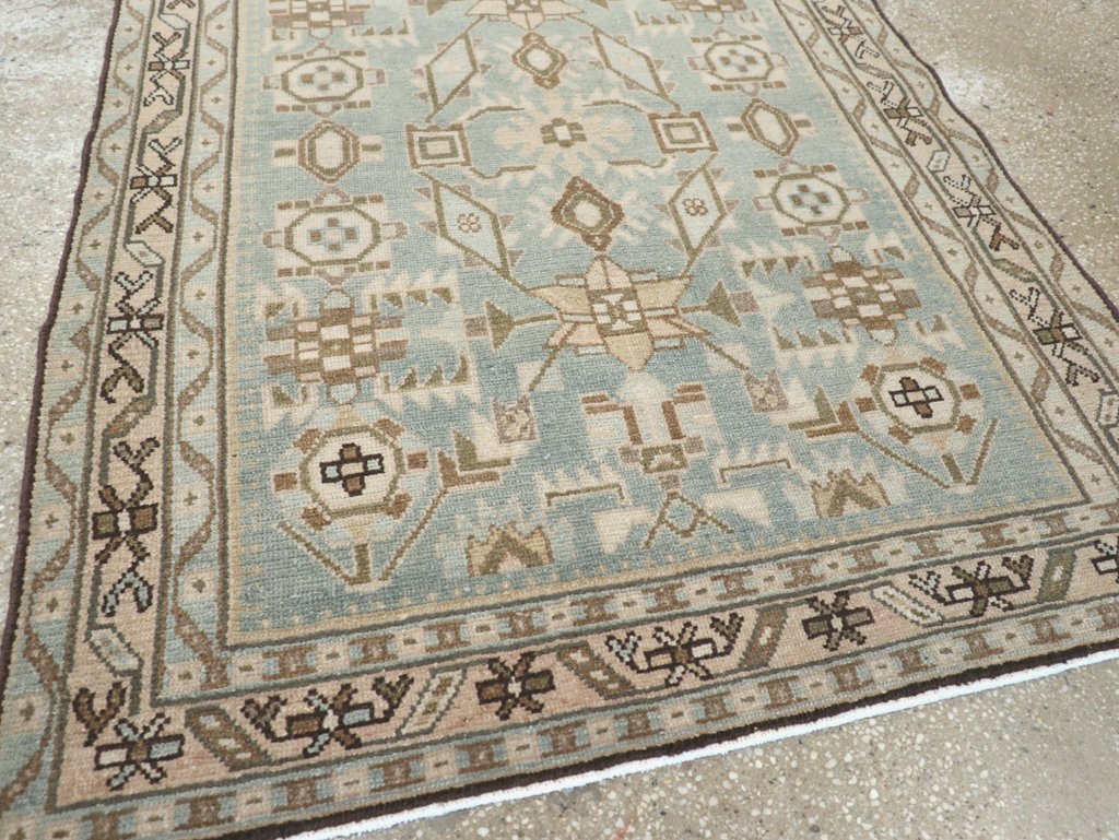 Vintage Persian Malayer Throw Rug (Pair: 1 of 2), No.26584 - Galerie Shabab