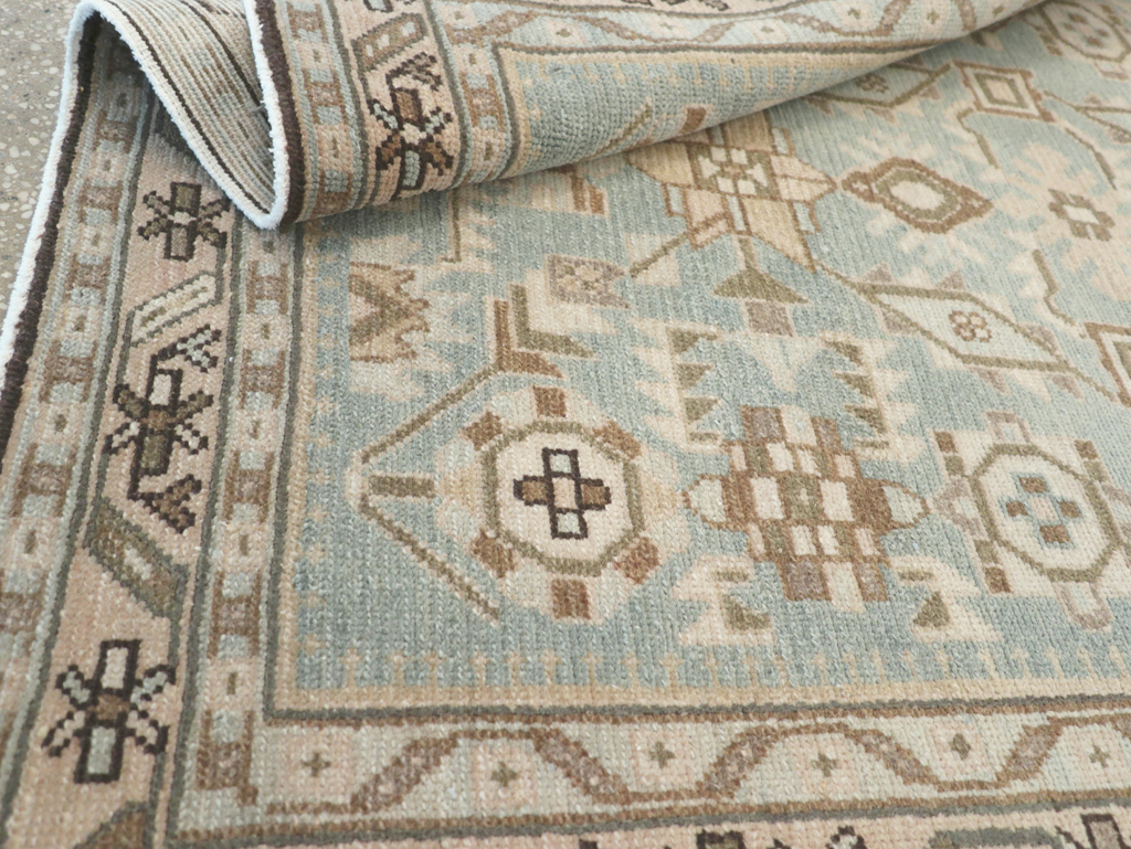 Vintage Persian Malayer Throw Rug (Pair: 1 of 2), No.26584 - Galerie Shabab