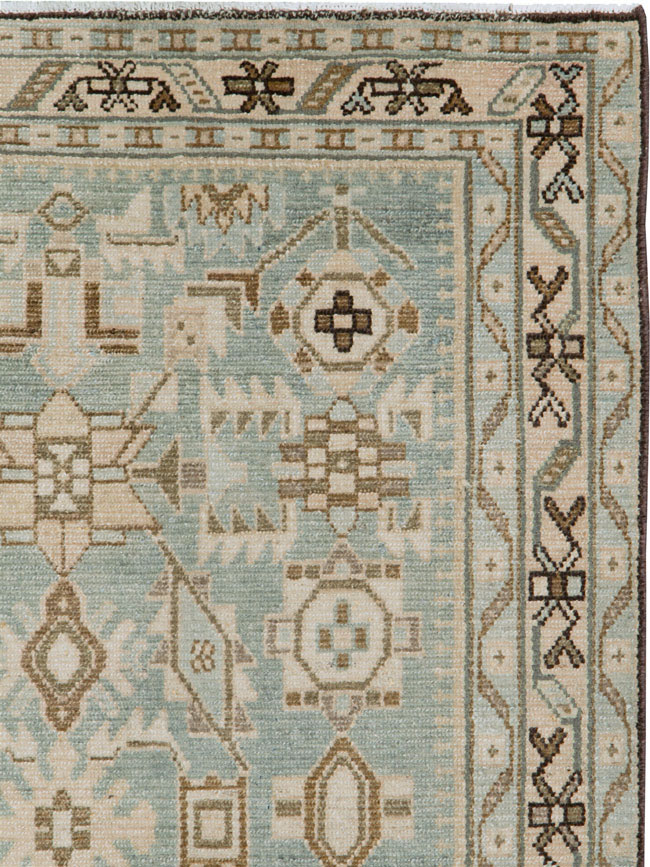 Vintage Persian Malayer Throw Rug (Pair: 2 of 2), No.26590 - Galerie Shabab