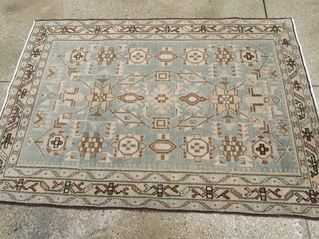 Vintage Persian Malayer Throw Rug (Pair: 2 of 2), No.26590 - Galerie Shabab