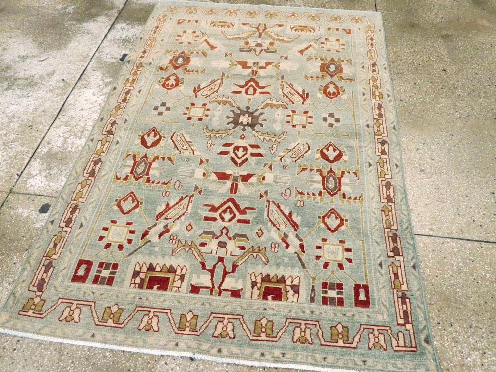 Vintage Persian Malayer Rug, No.26595 - Galerie Shabab