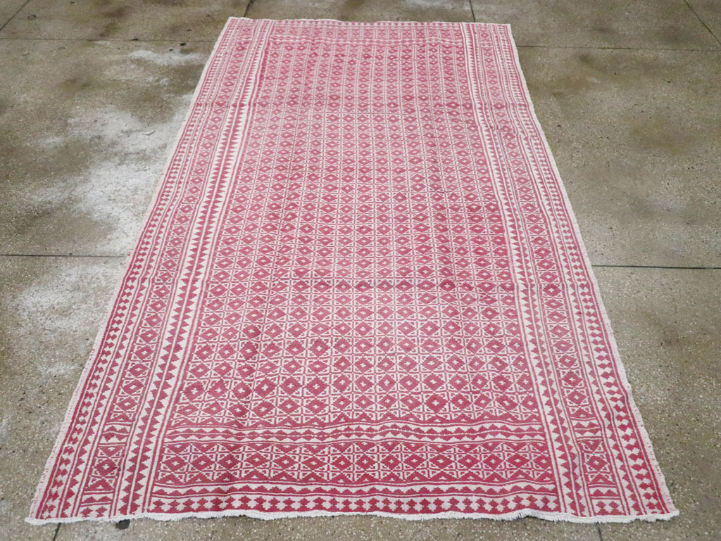Vintage Persian Reversible Flatweave, No.26598 - Galerie Shabab