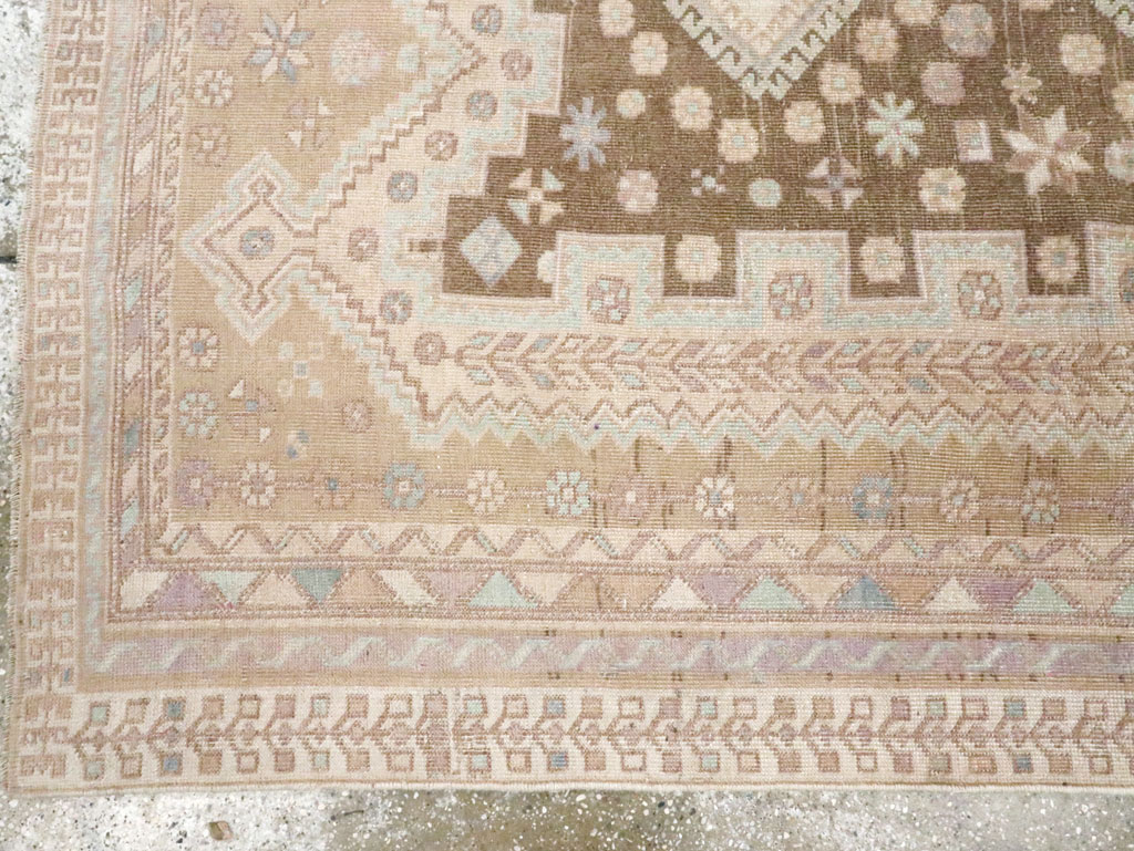 Vintage Persian Afshar Accent Rug, No.26599 - Galerie Shabab