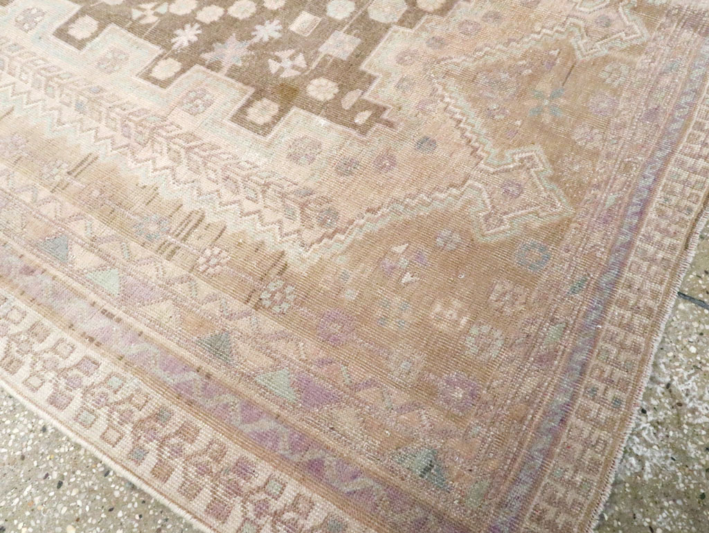Vintage Persian Afshar Accent Rug, No.26599 - Galerie Shabab