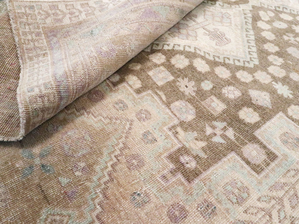 Vintage Persian Afshar Accent Rug, No.26599 - Galerie Shabab