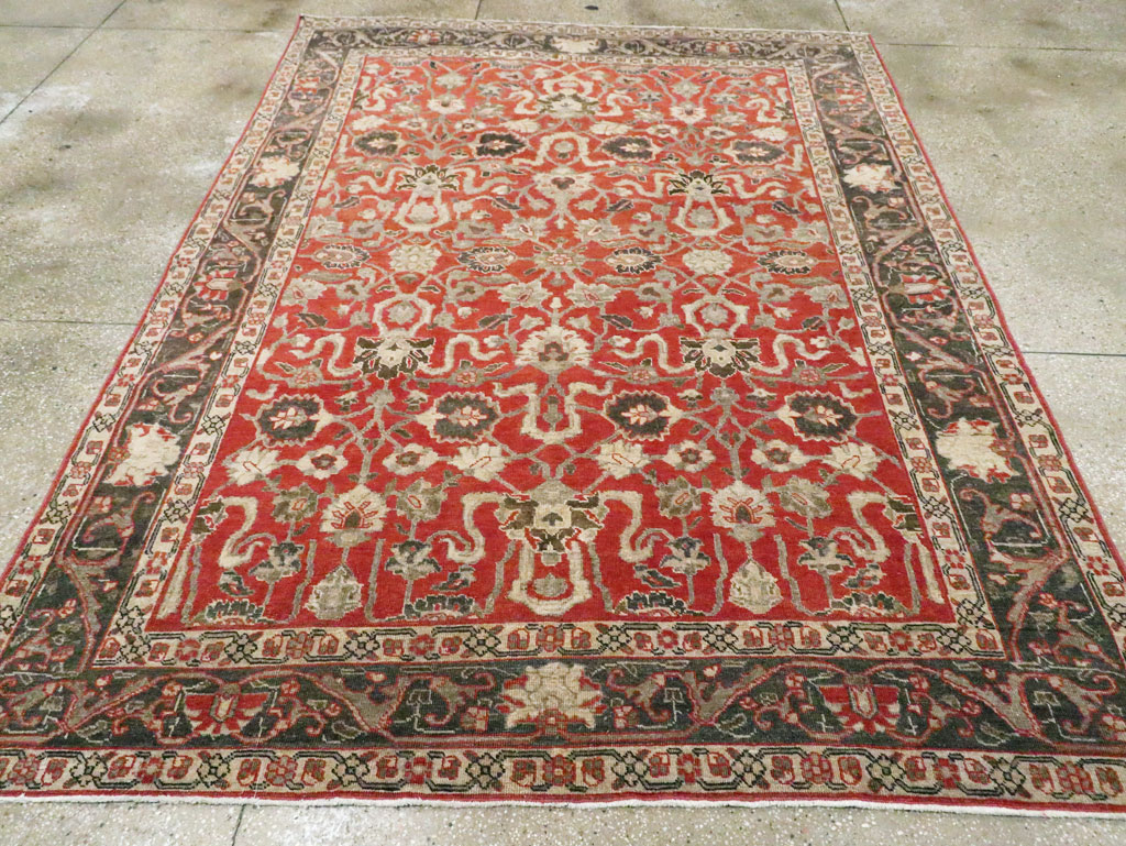 Antique Persian Tabriz Small Room Size Carpet, No.26602 - Galerie Shabab