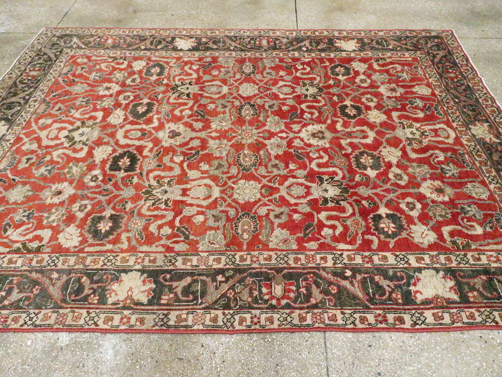 Antique Persian Tabriz Small Room Size Carpet, No.26602 - Galerie Shabab