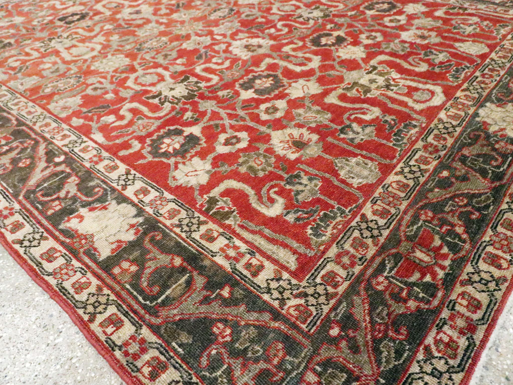 Antique Persian Tabriz Small Room Size Carpet, No.26602 - Galerie Shabab
