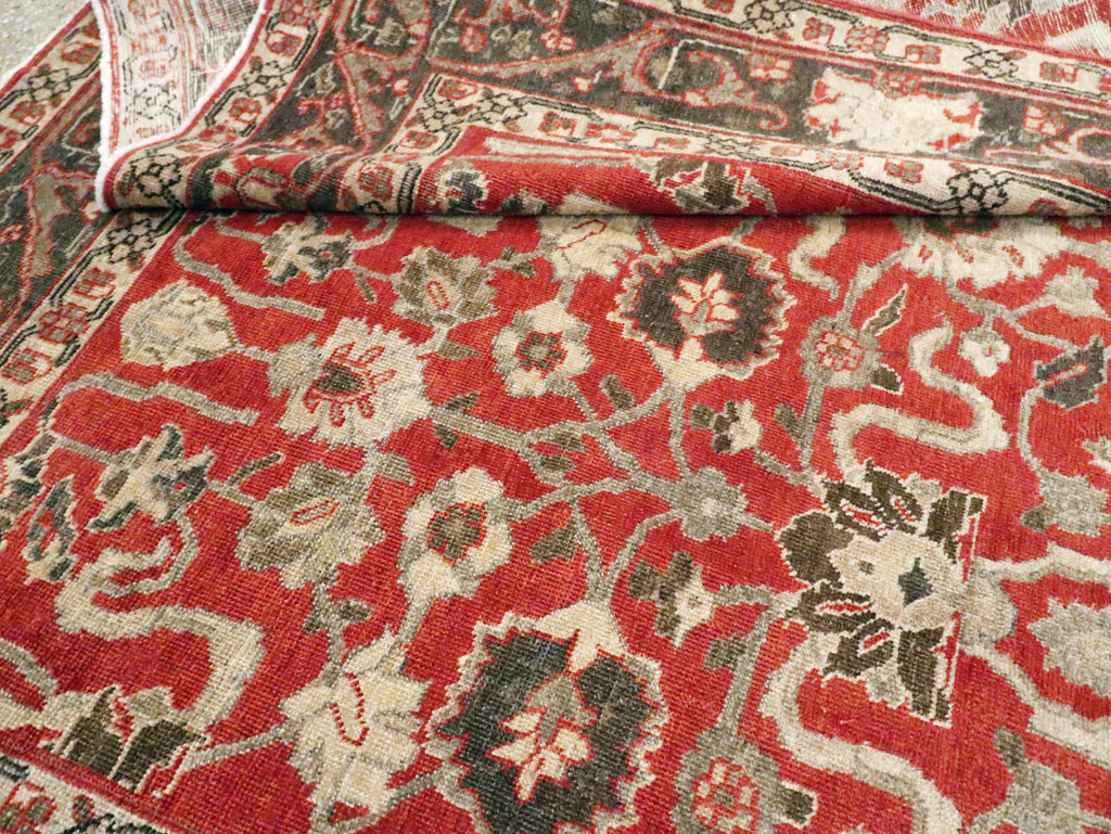 Antique Persian Tabriz Small Room Size Carpet, No.26602 - Galerie Shabab
