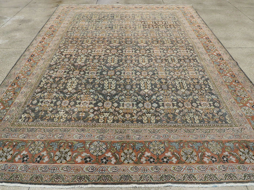 Antique Persian Mahal Carpet, No.26606 - Galerie Shabab