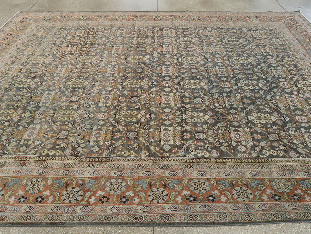 Antique Persian Mahal Carpet, No.26606 - Galerie Shabab