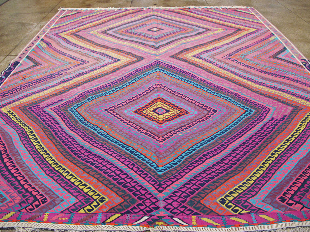 Vintage Turkish Flatweave, No.26608 - Galerie Shabab