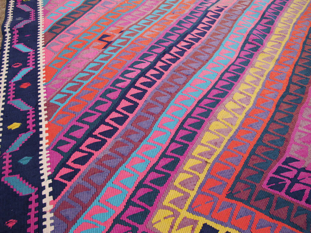 Vintage Turkish Flatweave, No.26608 - Galerie Shabab