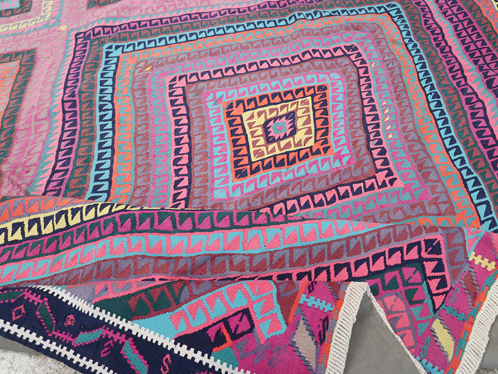 Vintage Turkish Flatweave Kilim , No.26608 - Galerie Shabab