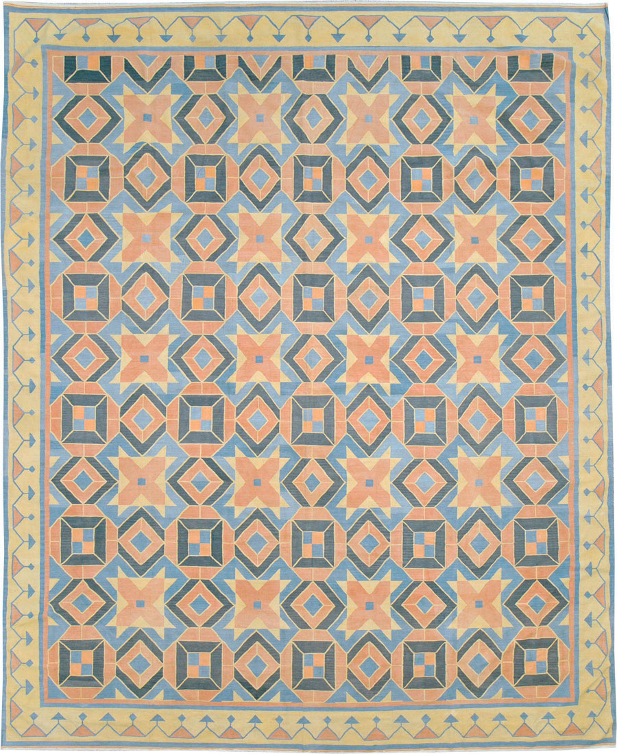 Vintage Indian Dhurrie Flatweave, No.26611 - Galerie Shabab