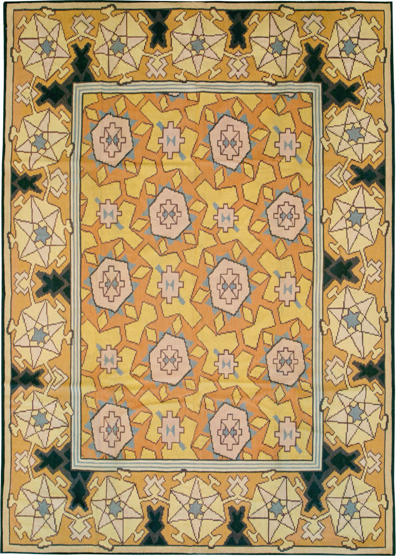 Modern French Aubusson Rug, No.26612 - Galerie Shabab