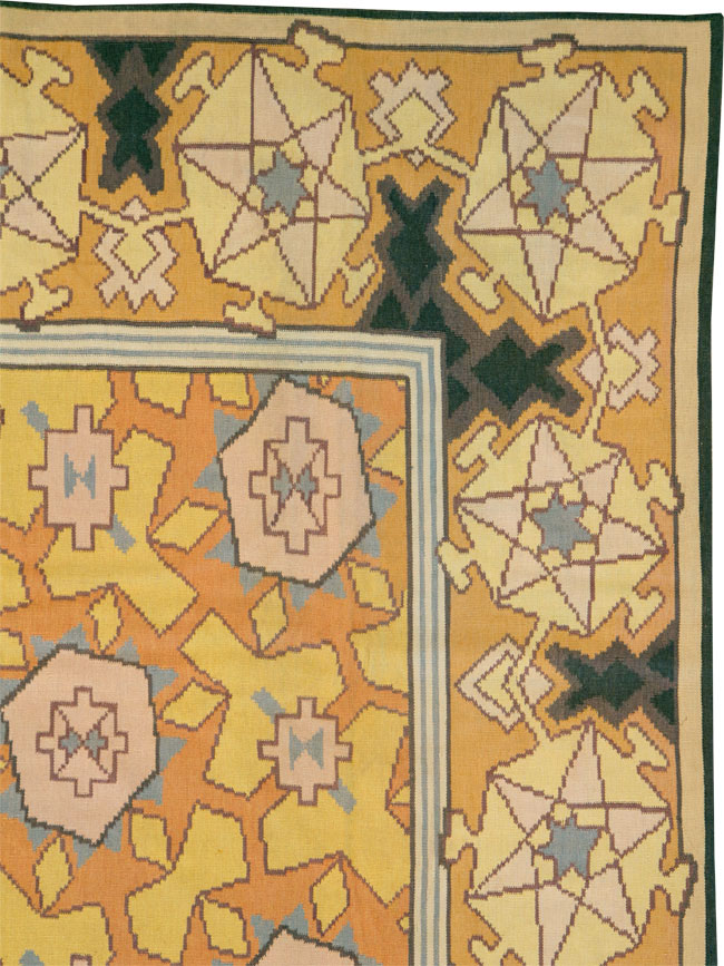 Modern French Aubusson Rug, No.26612 - Galerie Shabab