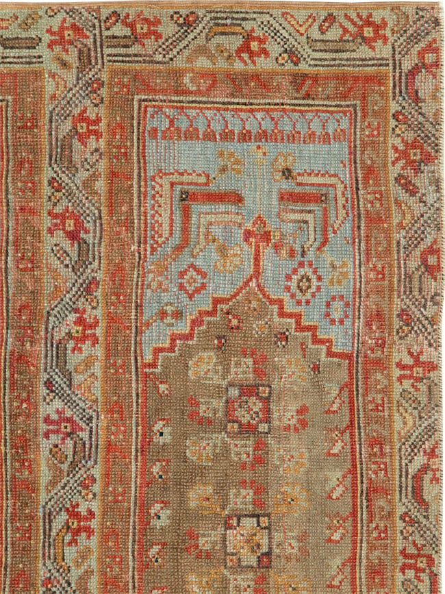 Antique Turkish Oushak Carpet, No.26613 - Galerie Shabab