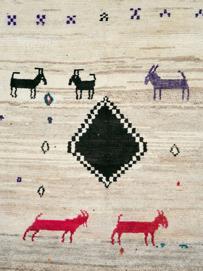 Modern Persian Gabbeh Rug, No.26614 - Galerie Shabab