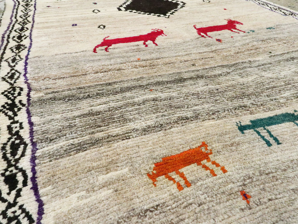 Modern Persian Gabbeh Rug, No.26614 - Galerie Shabab