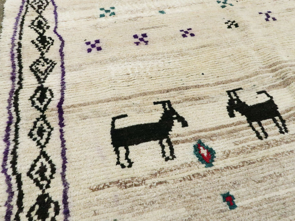 Modern Persian Gabbeh Rug, No.26614 - Galerie Shabab