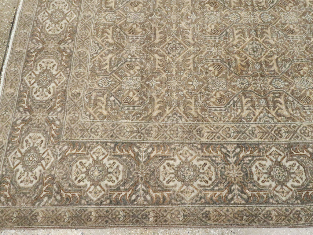 Antique Persian Tabriz Accent Carpet, No.26615 - Galerie Shabab