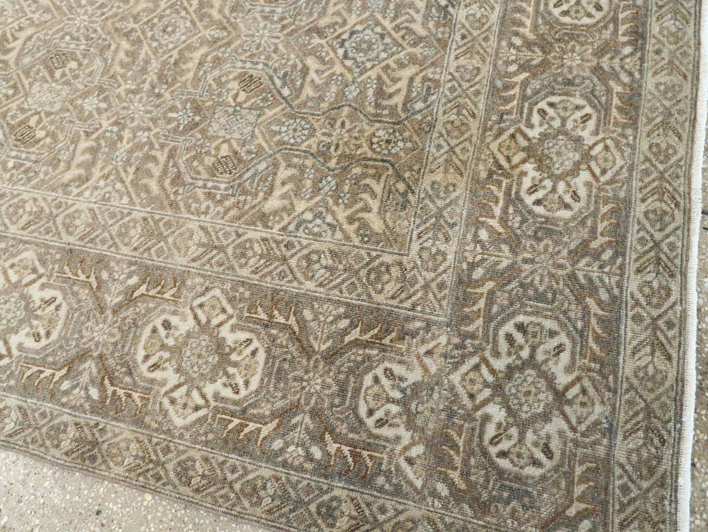 Antique Persian Tabriz Accent Carpet, No.26615 - Galerie Shabab