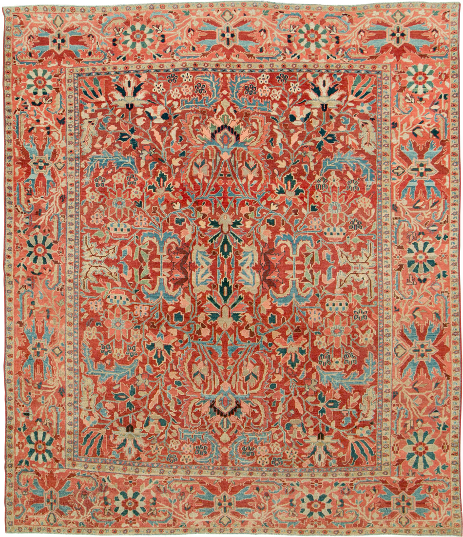 Antique Persian Heriz Carpet, No.26616 - Galerie Shabab