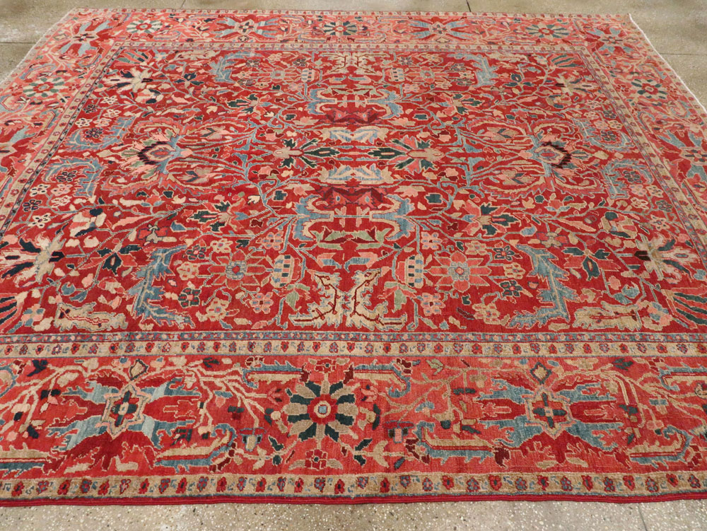 Antique Persian Heriz Carpet, No.26616 - Galerie Shabab