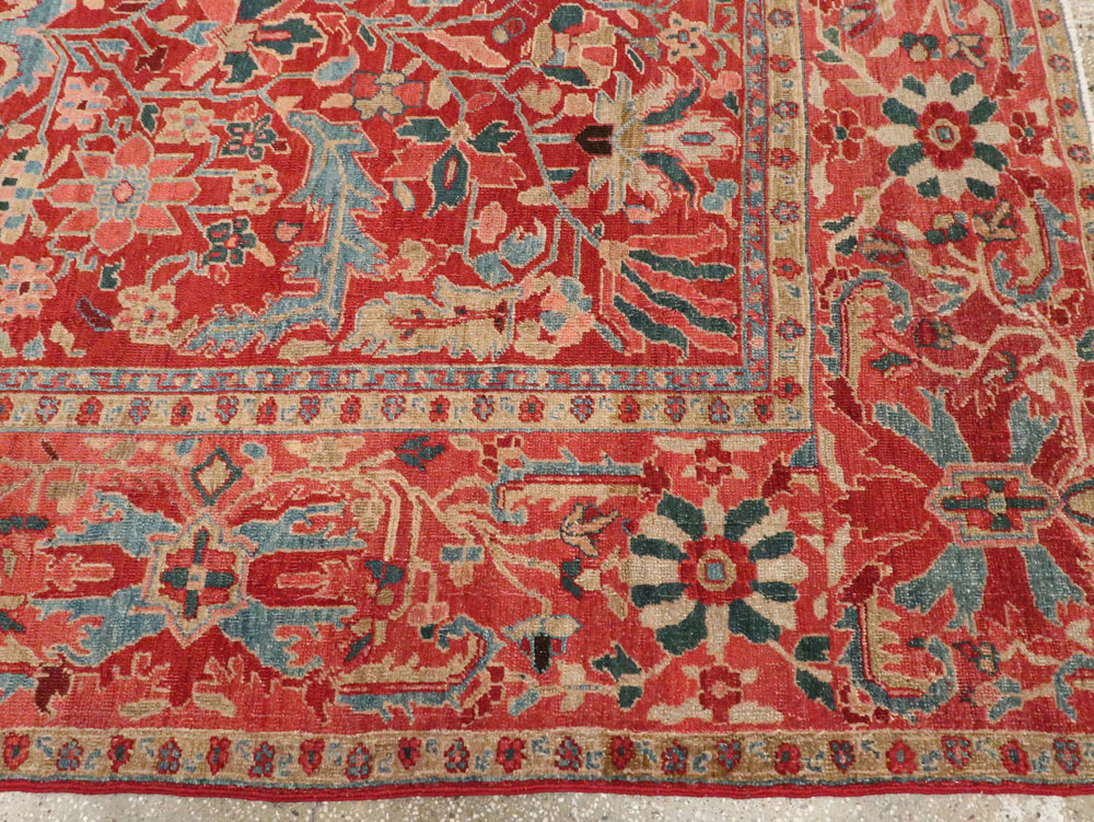 Antique Persian Heriz Carpet, No.26616 - Galerie Shabab