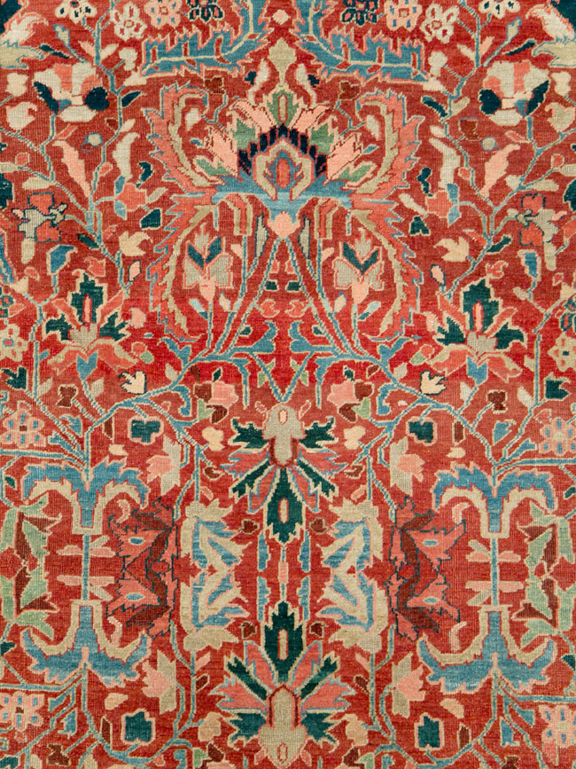 Antique Persian Heriz Carpet, No.26616 - Galerie Shabab
