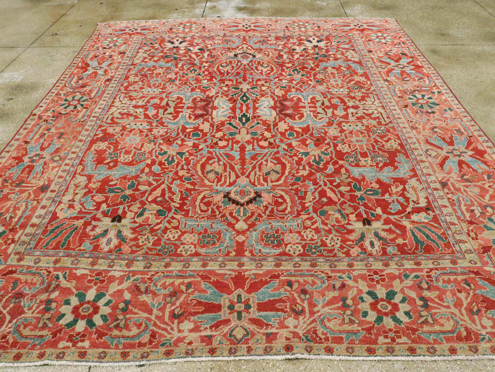 Antique Persian Heriz Carpet, No.26616 - Galerie Shabab