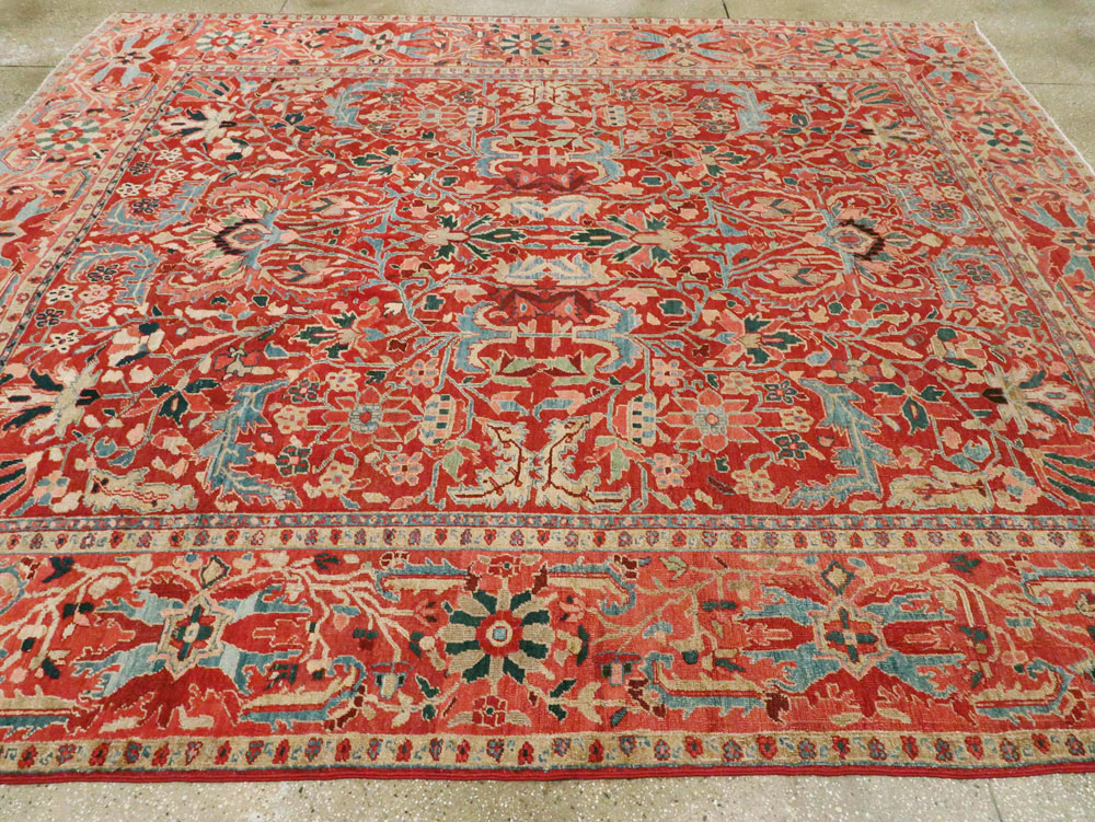 Antique Persian Heriz Carpet, No.26616 - Galerie Shabab