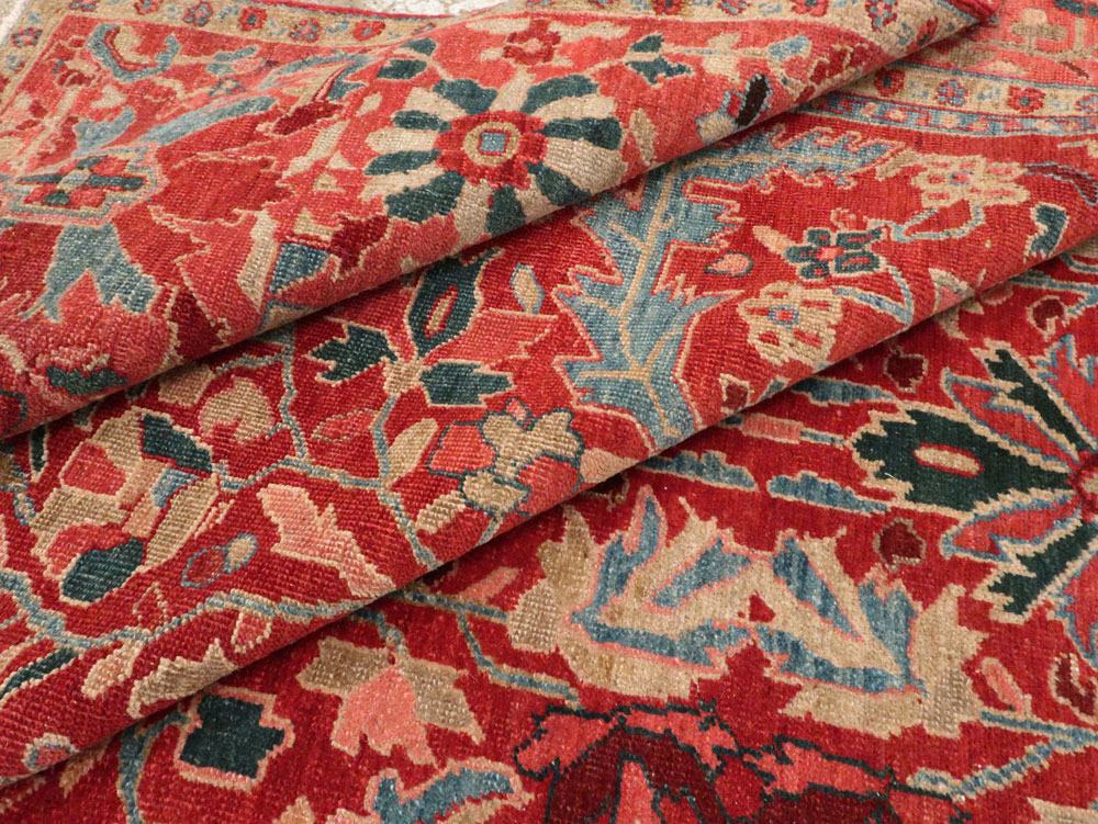 Antique Persian Heriz Carpet, No.26616 - Galerie Shabab