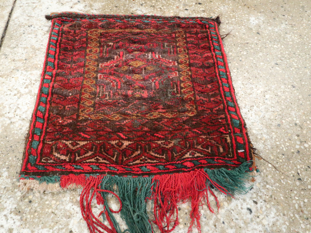 Vintage Central Asian Turkoman Tribal Bag, No.26620 - Galerie Shabab