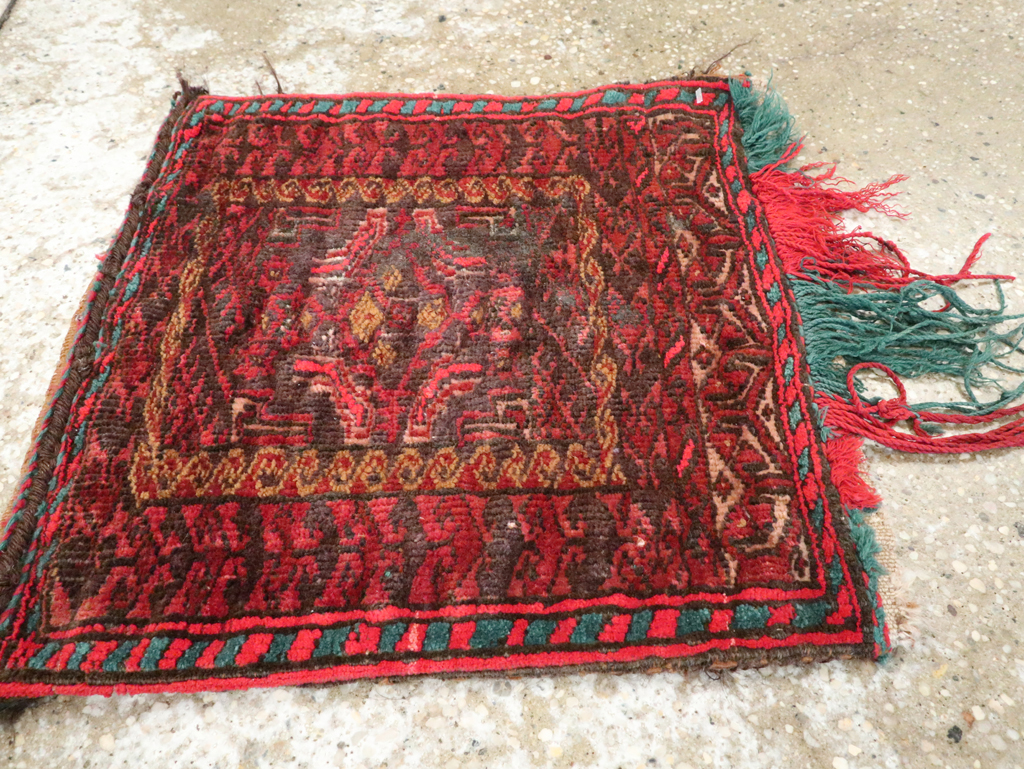 Vintage Central Asian Turkoman Tribal Bag, No.26620 - Galerie Shabab