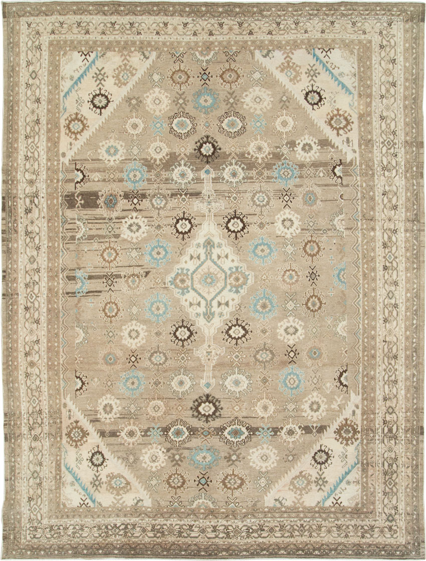 Vintage Persian Bibikabad Carpet, No.26622 - Galerie Shabab