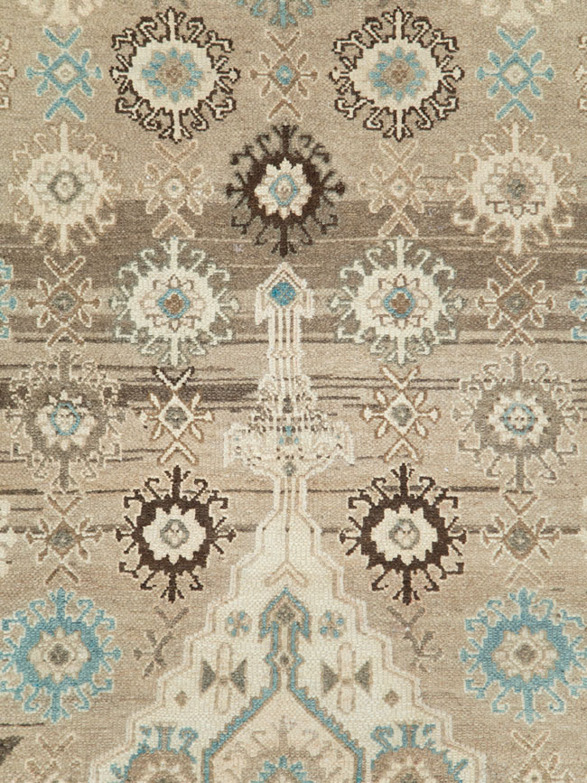 Vintage Persian Bibikabad Carpet, No.26622 - Galerie Shabab