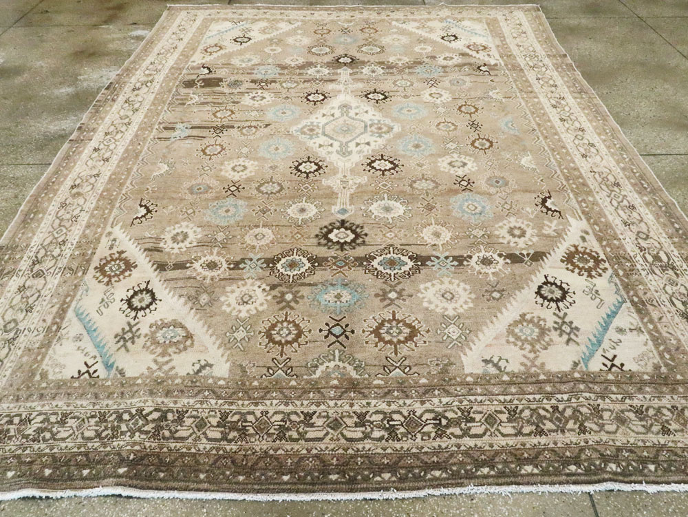 Vintage Persian Bibikabad Carpet, No.26622 - Galerie Shabab