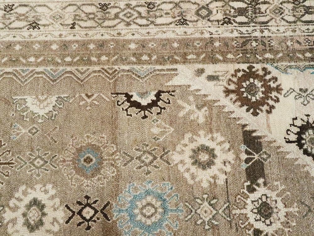 Vintage Persian Bibikabad Carpet, No.26622 - Galerie Shabab