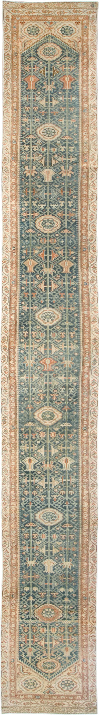 Vintage Persian Malayer Runner, No.26623 - Galerie Shabab