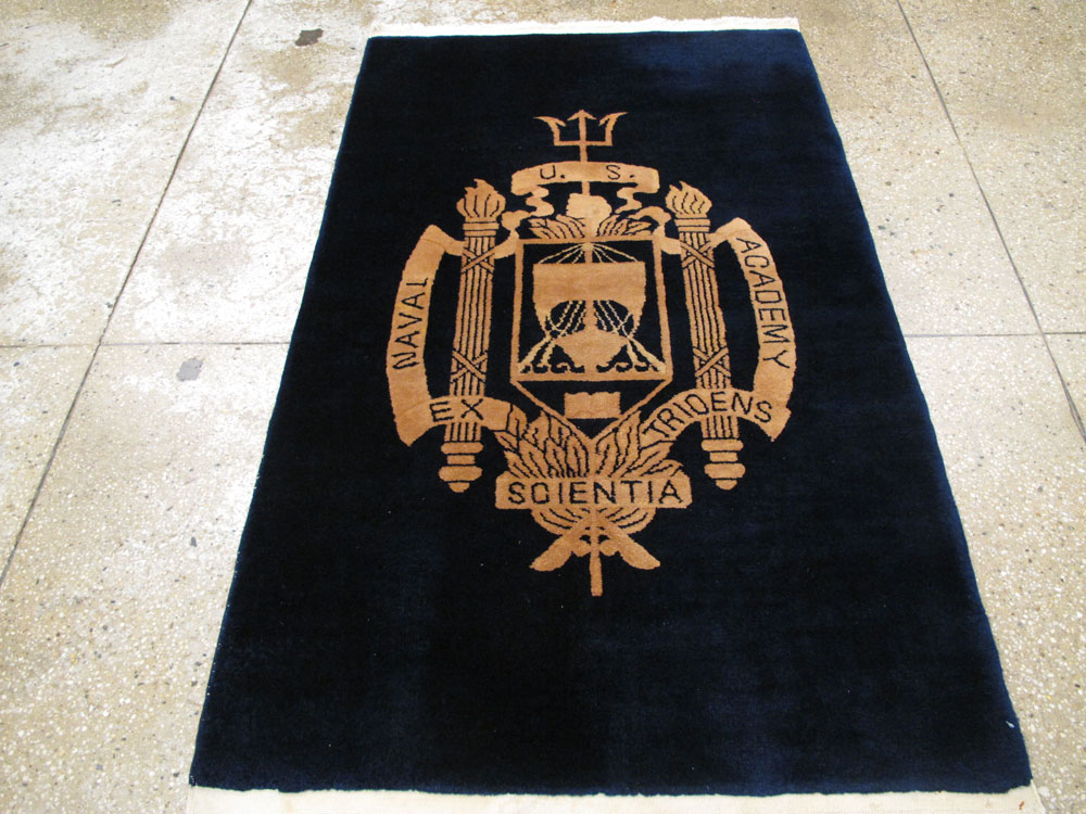 Vintage Chinese Art Deco Rug, No.26626 - Galerie Shabab