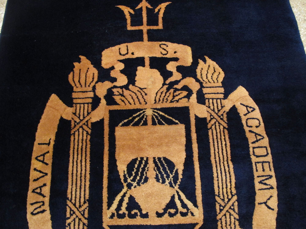 Vintage Chinese Art Deco Rug, No.26626 - Galerie Shabab