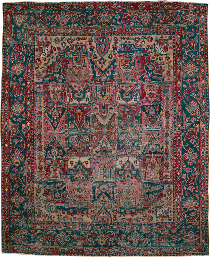 Antique Indian Lahore Carpet, No.26629 - Galerie Shabab